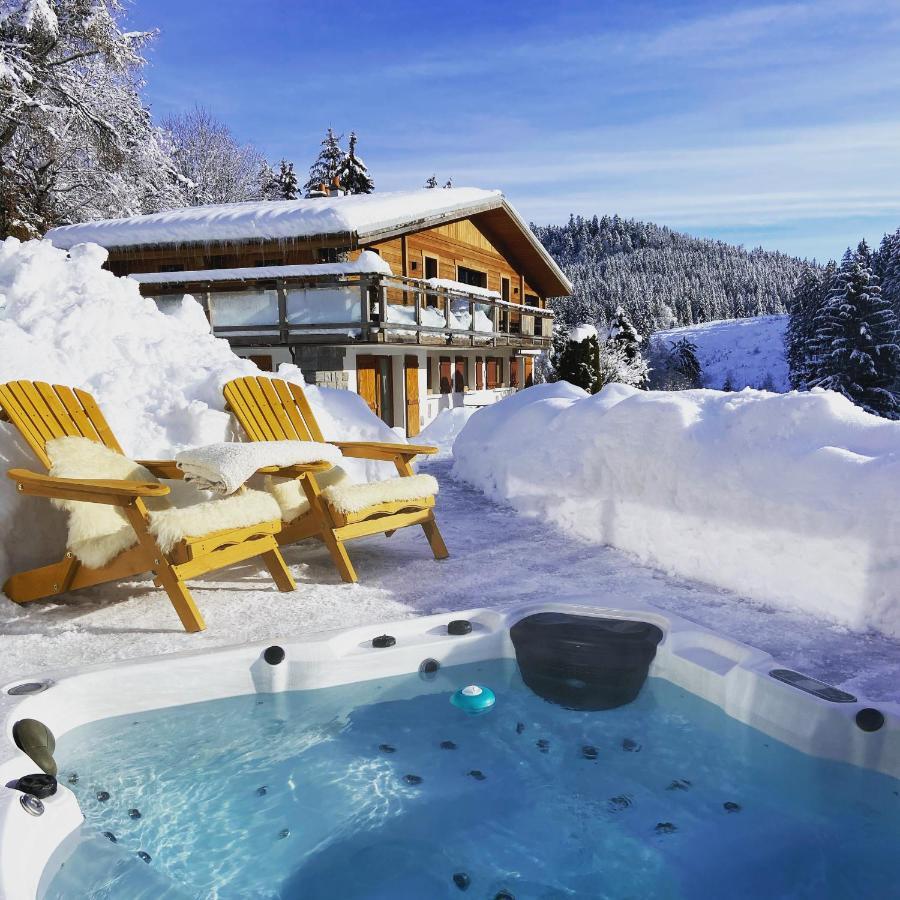 Appartement De Montagne Au Chalet De Snow 克松吕-隆日梅 外观 照片
